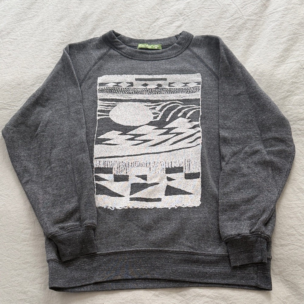 Really cool screen-printed sweater